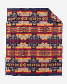 Chief Joseph Blanket indigo back - Your Western Decor