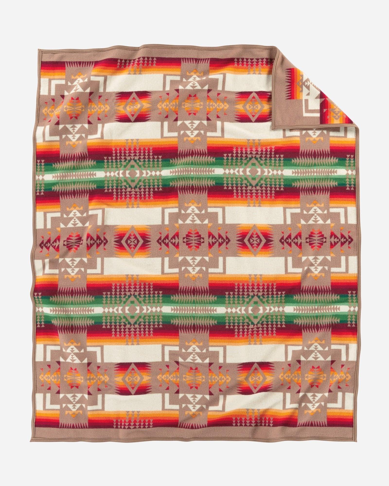 Chief Joseph Blanket tan back - Your Western Decor