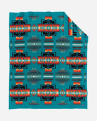 Chief Joseph Crib Blanket Turquoise - Your Western Decor