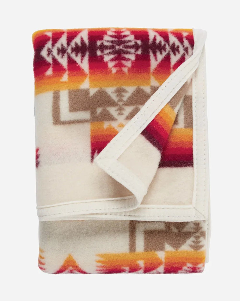 Chief Joseph Crib Blanket Ivory - Your Western Decor