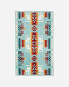 Chief Joseph Towel Collection Aqua Hand Towel - Your Western Decor