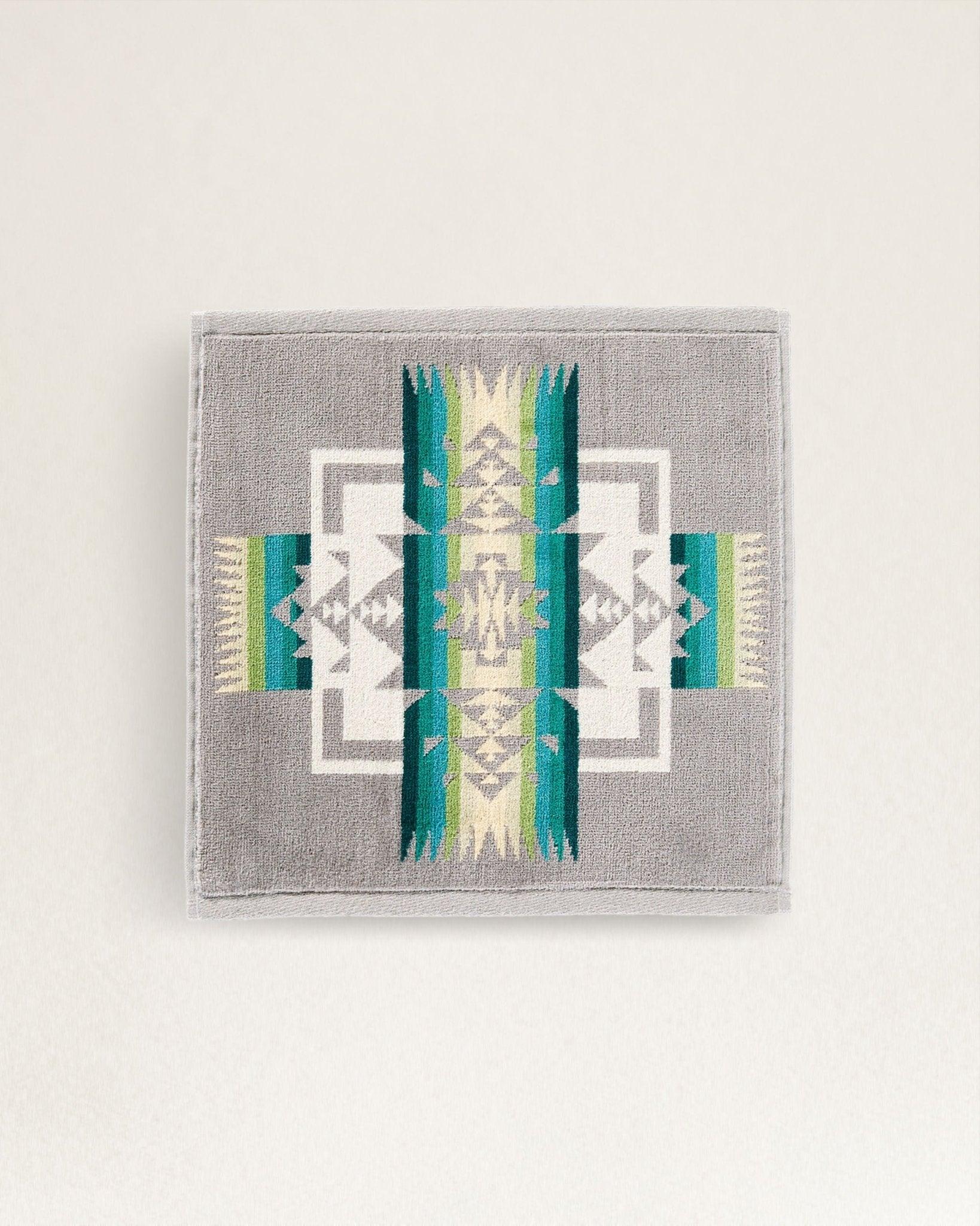 Chief Joseph Towel Collection Grey Wash Cloth - Your Western Decor