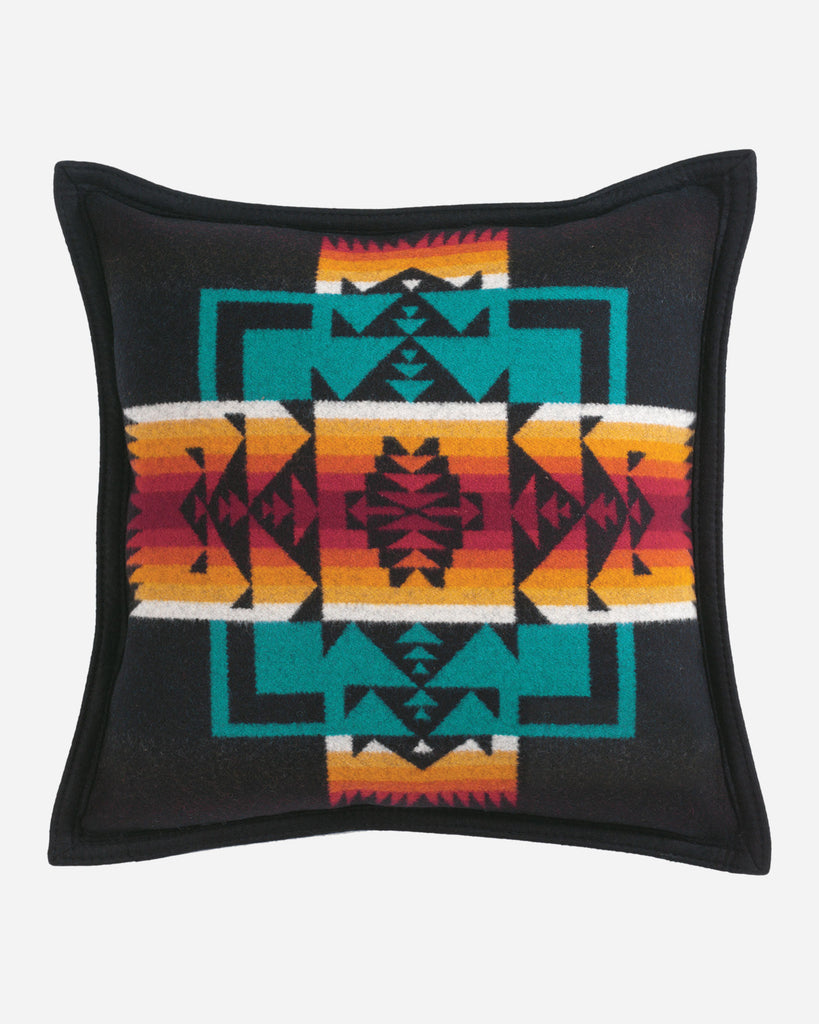 Chief Joseph Wool Pillows Black - Your Western Decor