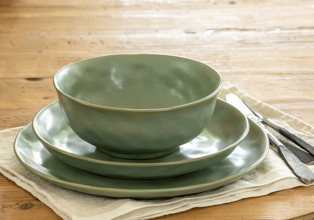 Clara Green Glazed Dinnerware - Your Western Decor