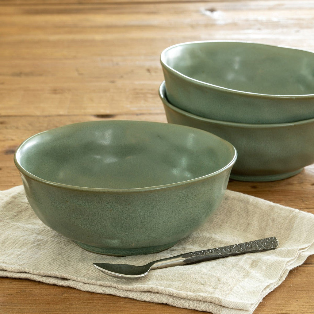 Clara Green Glazed Bowls - Your Western Decor