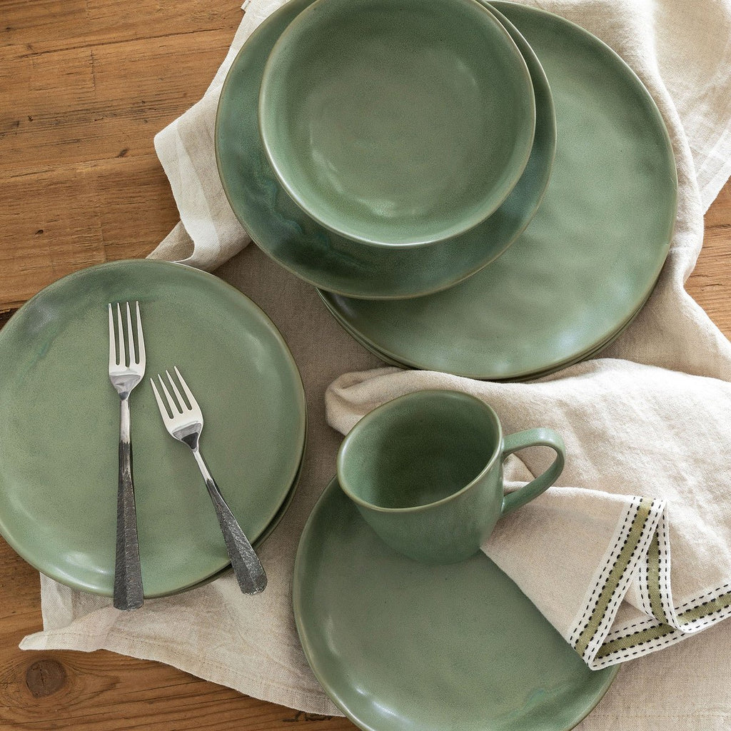 Clara Green Glazed Dinnerware Set - Your Western Decor