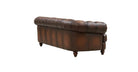 Clara Tufted Leather Sofa - Sofa Back - Your Western Decor