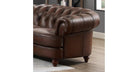 Clara Tufted Leather Sofa - Sofa Arm - Your Western Decor