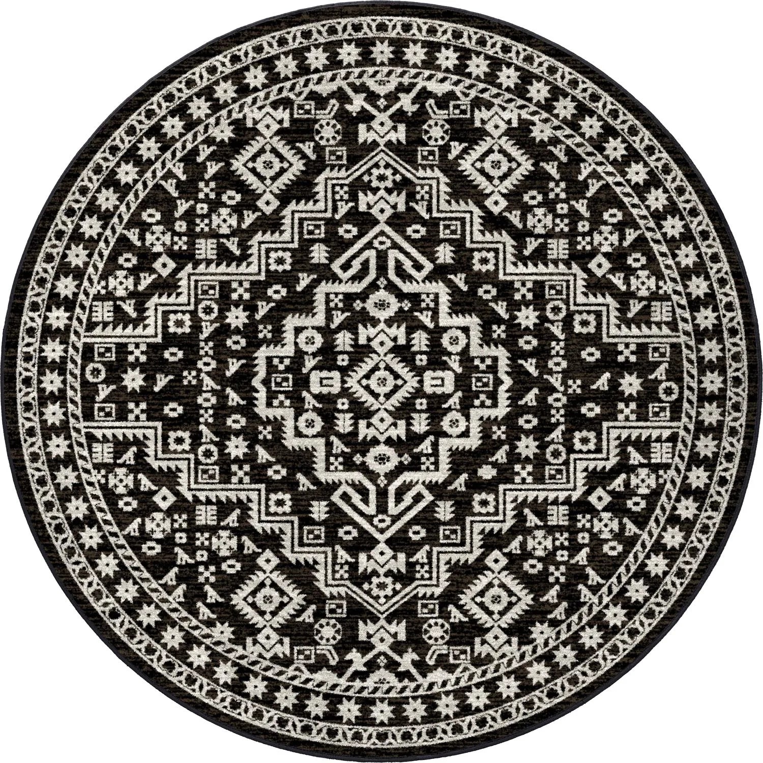 Cordova Chocolate Area Rugs Round | Your Western Decor