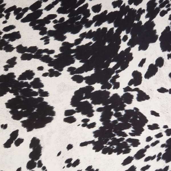 Cowabunga Cow Print Fabric with Black Spots - Your Western Decor