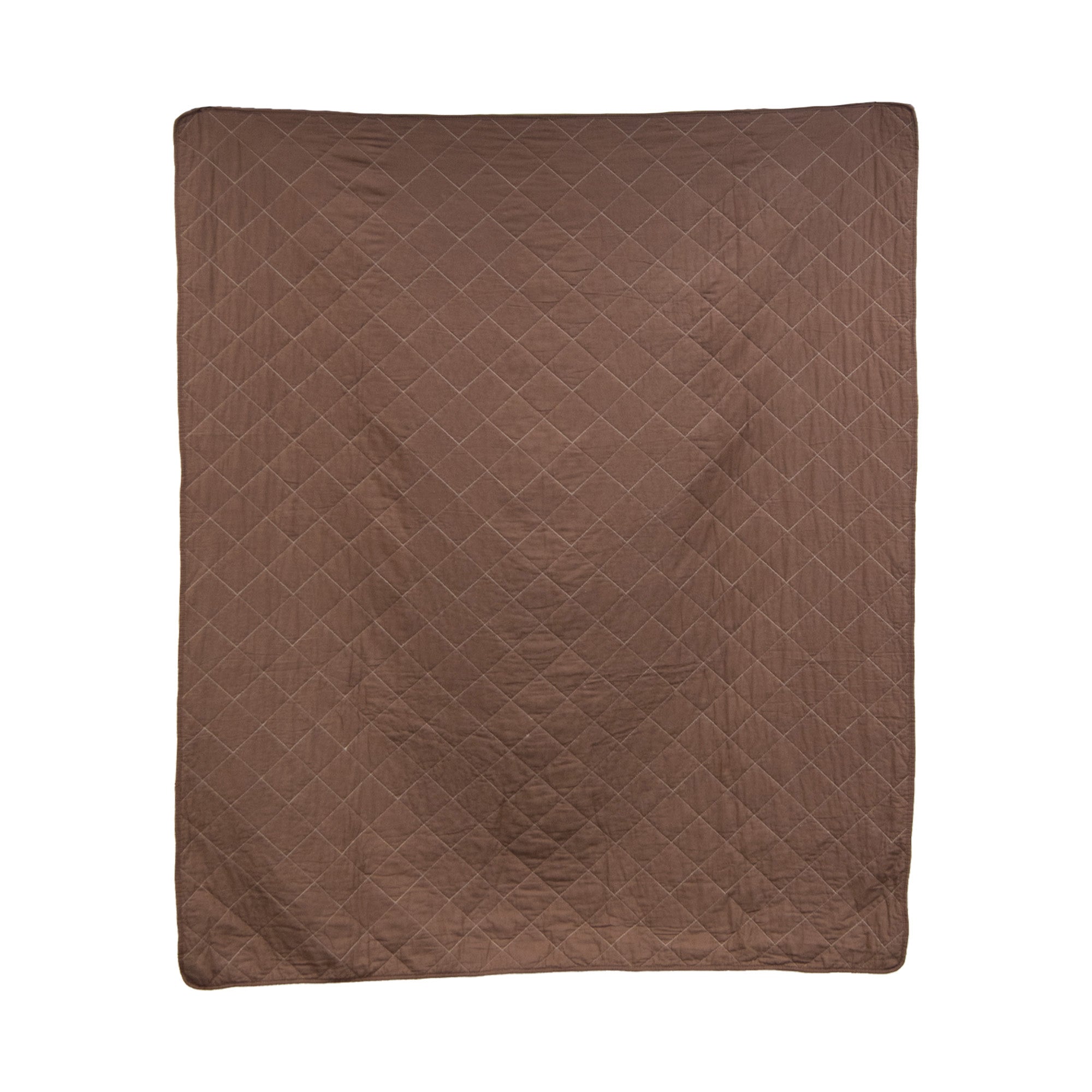 Desert Landscape Throw Blanket - Dark Brown Quilted Reverse - Quilted - Your Western Decor