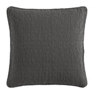 Textured dark gray pillow sham - Your Western Decor