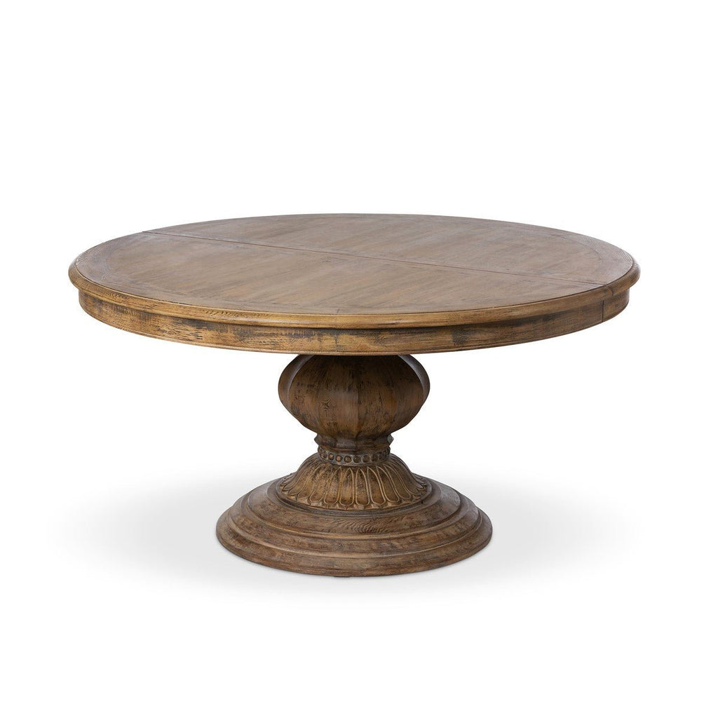 Extendable Pedestal Dining Table - Your Western Decor