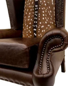 American made El Dorado Axis & Leather Chair - Your Western Decor