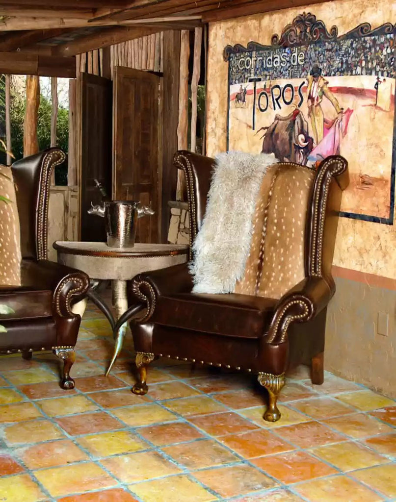 American made El Dorado Axis & Leather Chair - Your Western Decor