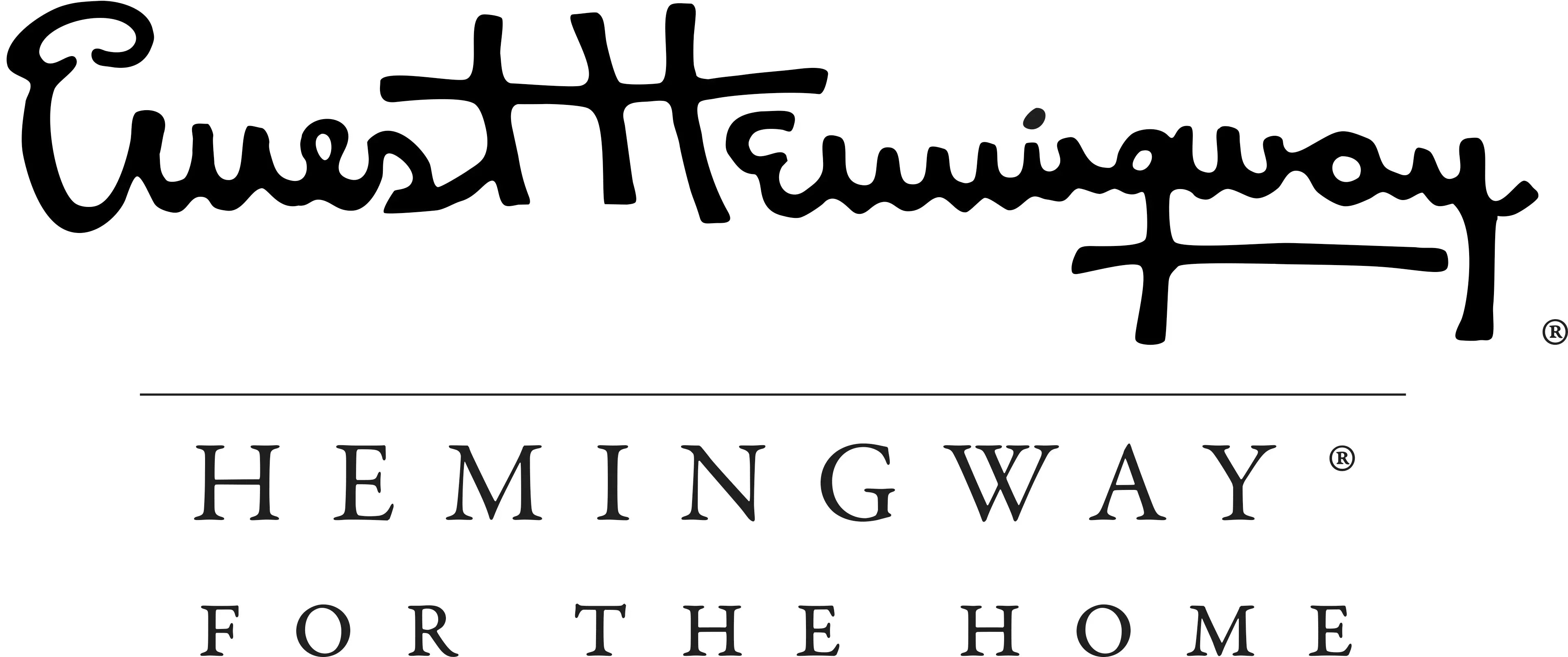 Hemingway for the Home logo with signature text