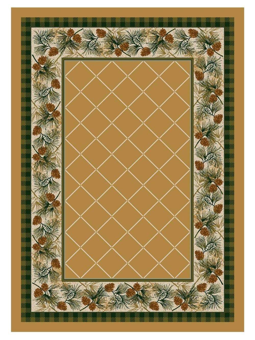 Evergreen Pine Rugs - 3 Colors 6 Sizes - Your Western Decor, LLC