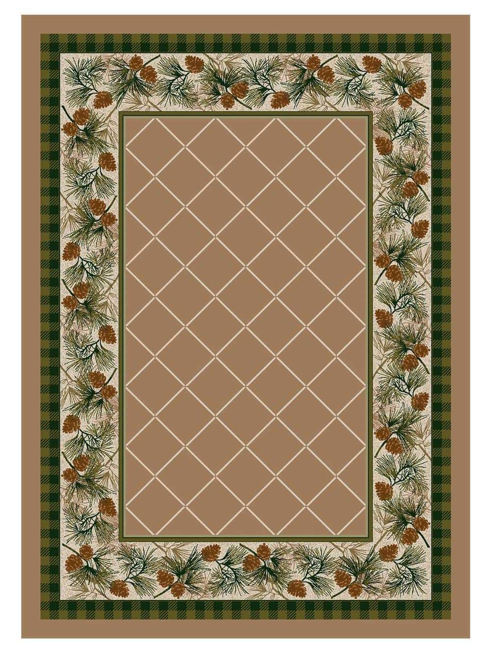 Evergreen Pine Rugs - 3 Colors 6 Sizes - Your Western Decor, LLC