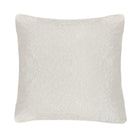 Textured white pillow on a white background