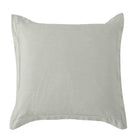 Light Grey Washed Linen Tailored Luna Euro Sham - Your Western Decor