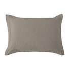 Taupe Luna Washed Linen Tailored Pillow Sham - Your Western Decor