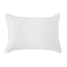 White Luna Washed Linen Tailored Pillow Sham - Your Western Decor