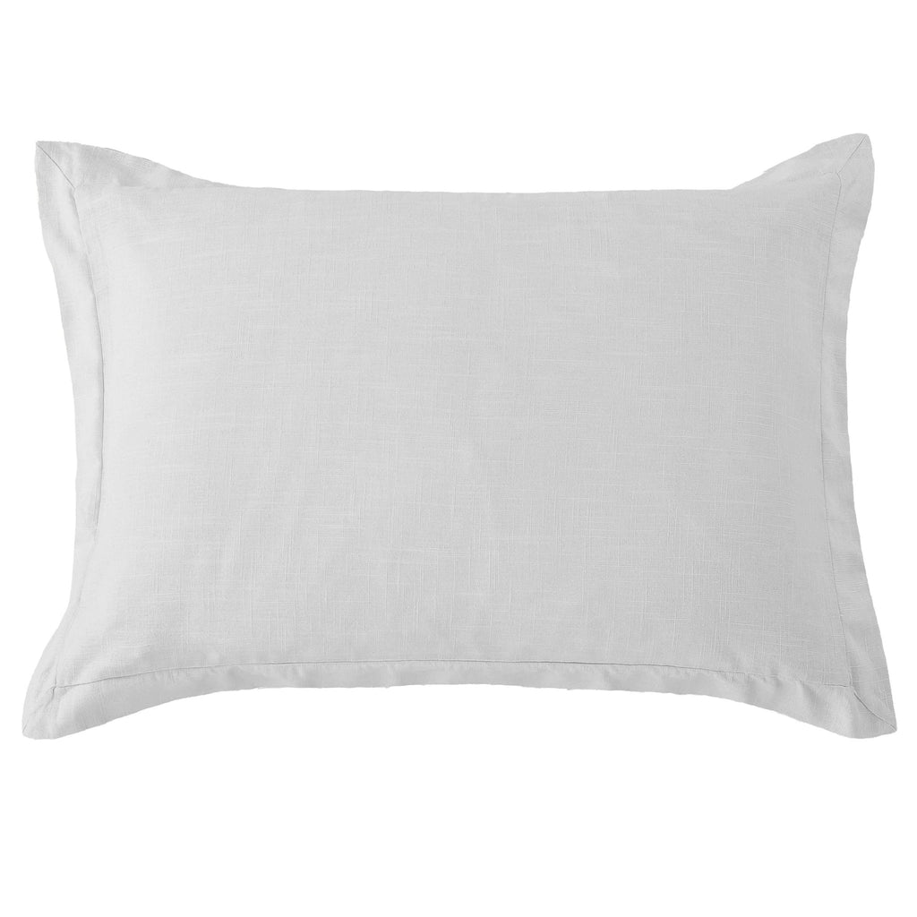 Light Grey Luna Linen Tailored Dutch Euro Pillow - Your Western Decor
