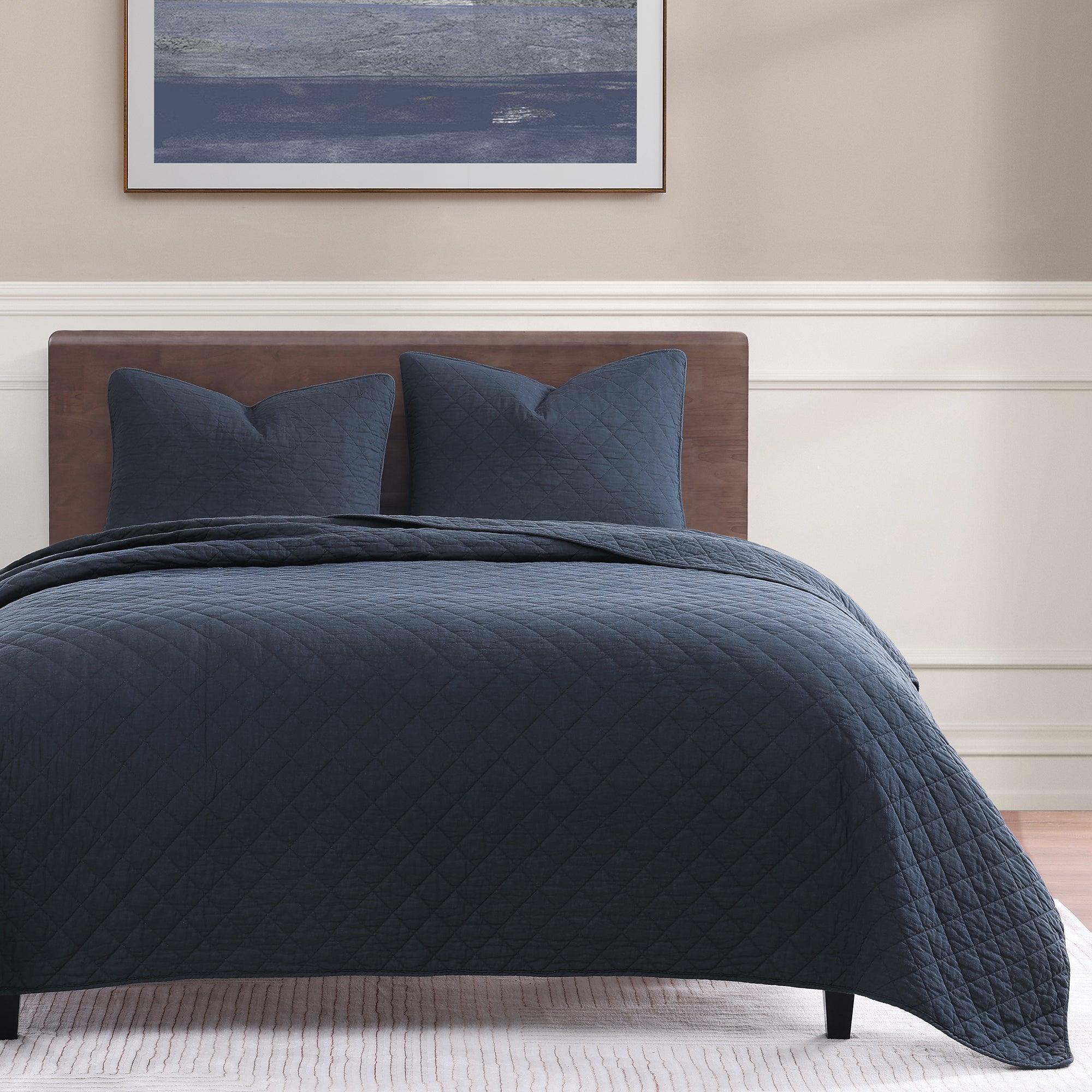 Cotton Comfort Quilt Sets in dark blue - Your Western Decor