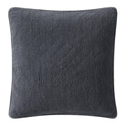 Charcoal Cotton Stonewashed Gauze Euro Sham - Your Western Decor