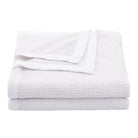 Waffle Weave Cotton Coverlet in white - Your Western Decor