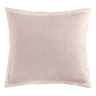 Waffle Weave Euro Sham in blush - Your Western Decor