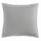 Waffle Weave Euro Sham in light grey - Your Western Decor