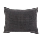 Waffle Weave Pillow Sham in slate - Your Western Decor