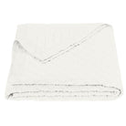 Linen Cotton Diamond Quilt in Vintage White color from HiEnd Accents