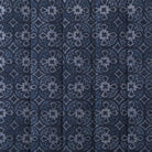 Pattern one on reversible dark blue quilt - Your Western Decor