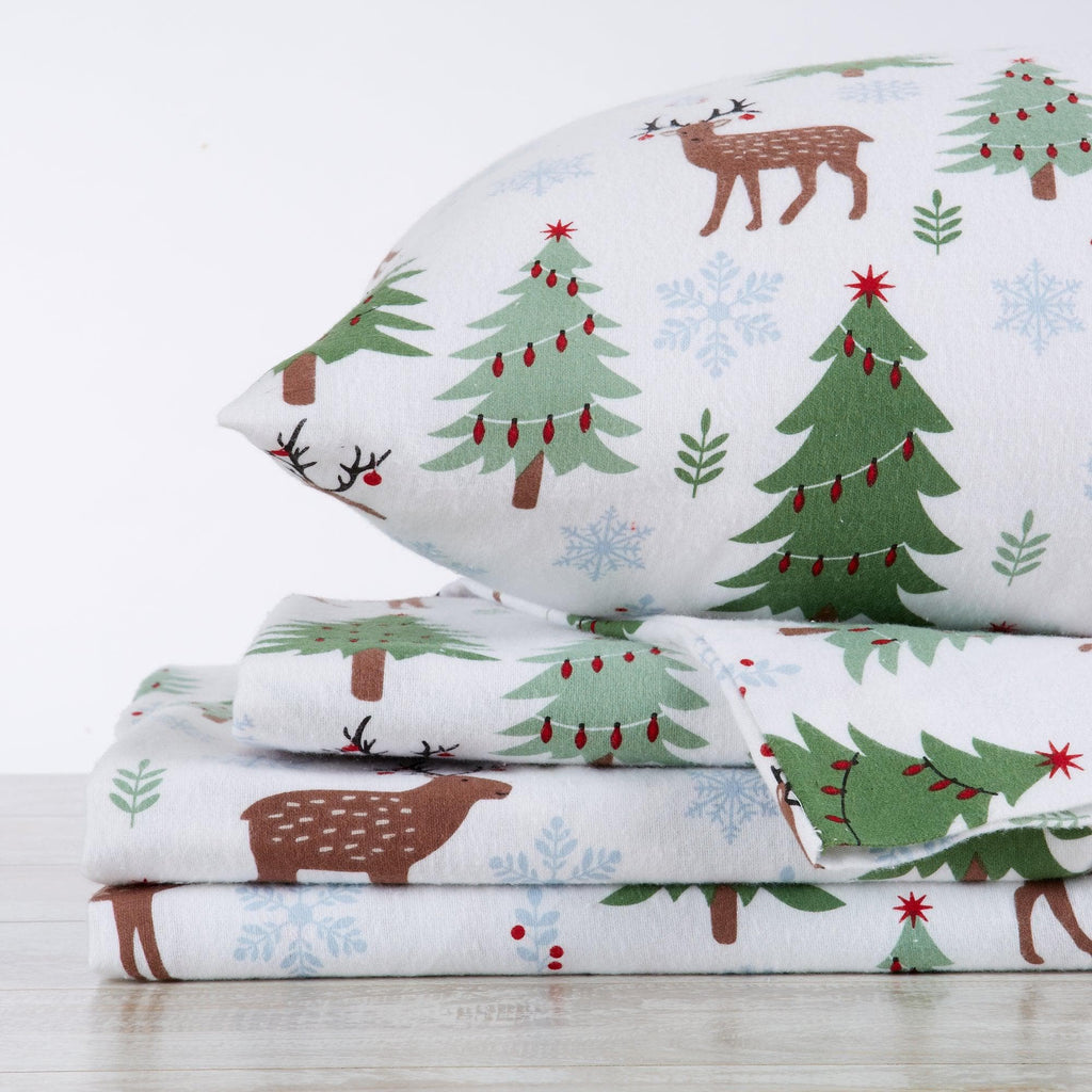 Festive Forest Cotton Sheets - Your Western Decor