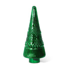 Festive Green Glass Lit Tree - Your Western Decor