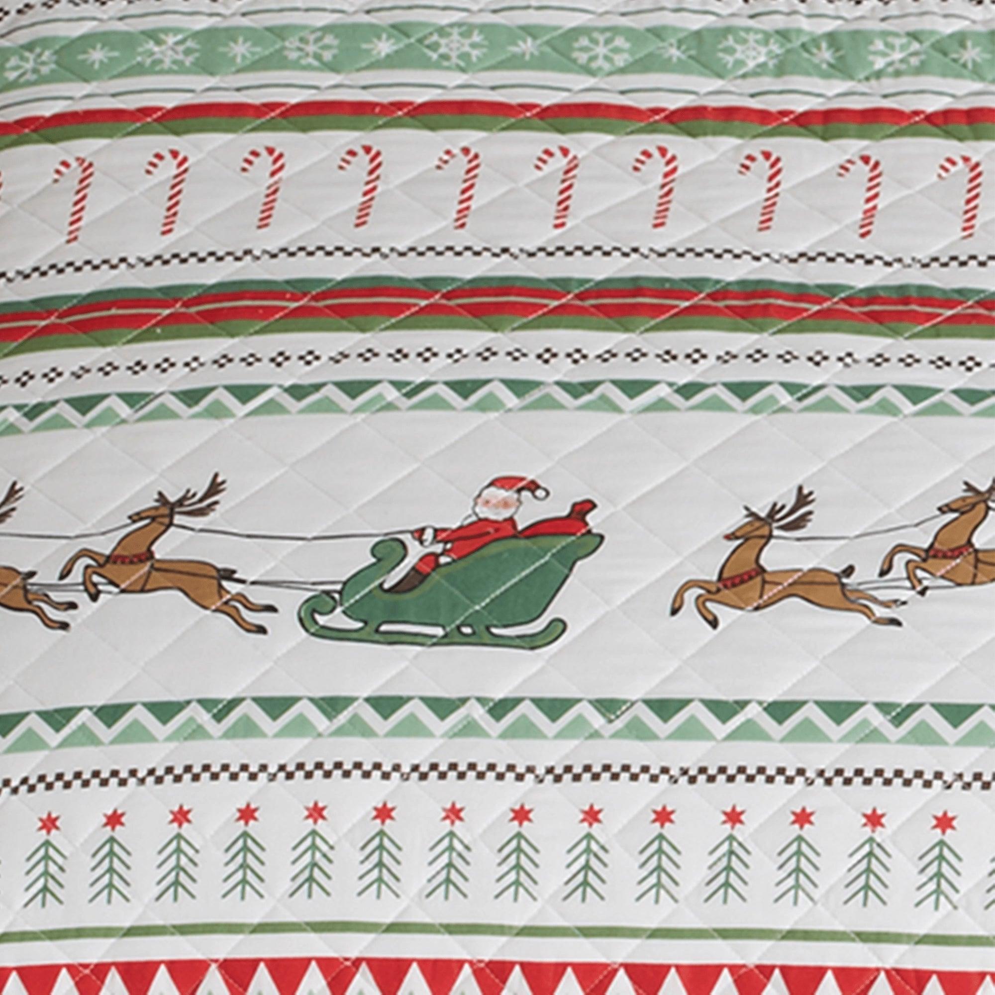 Festive Holiday Reversible Quilt Set - Your Western Decor