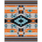 Fire Radio Waves Rug 11X13 - Your Western Decor