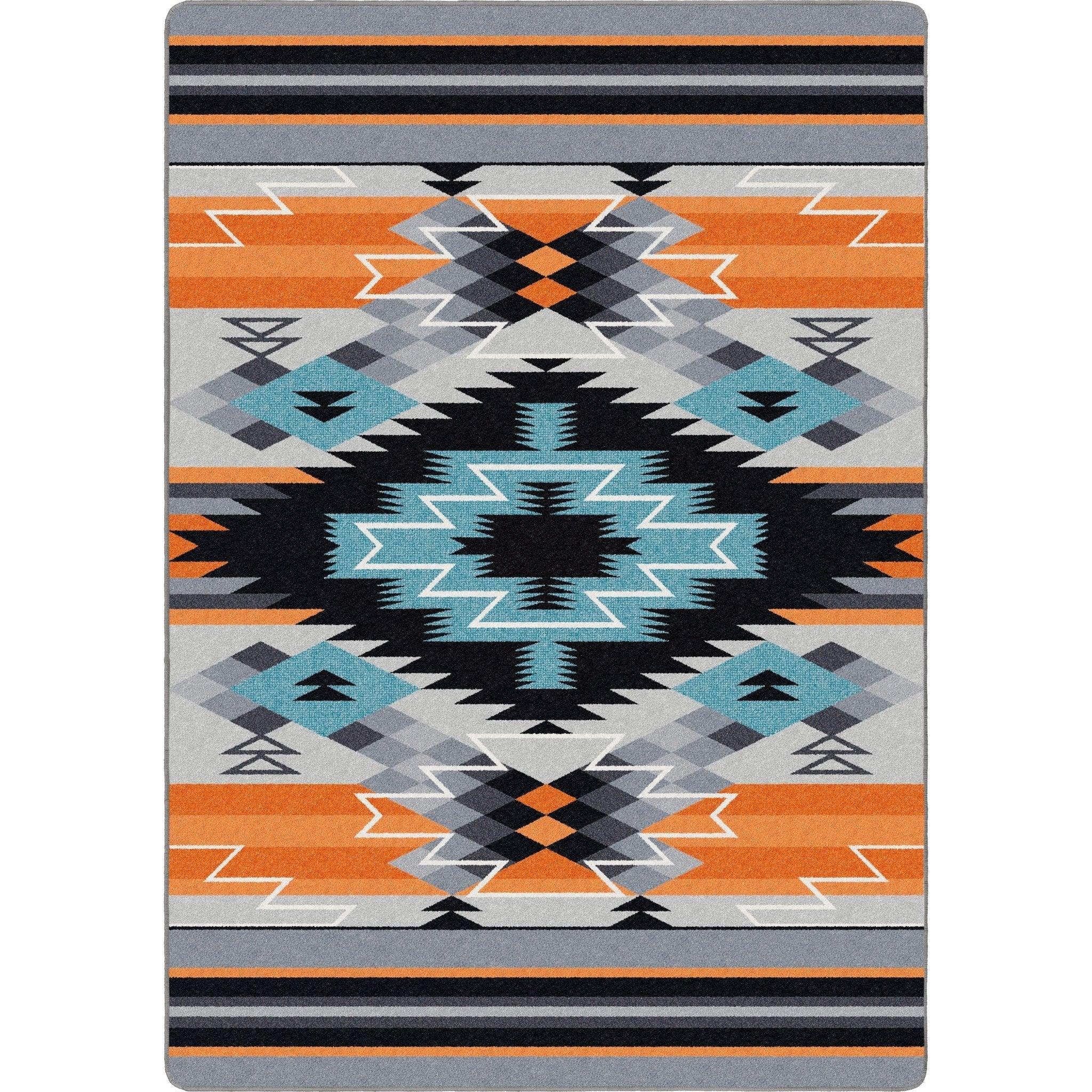 Fire Radio Waves Rug Collection - Your Western Decor