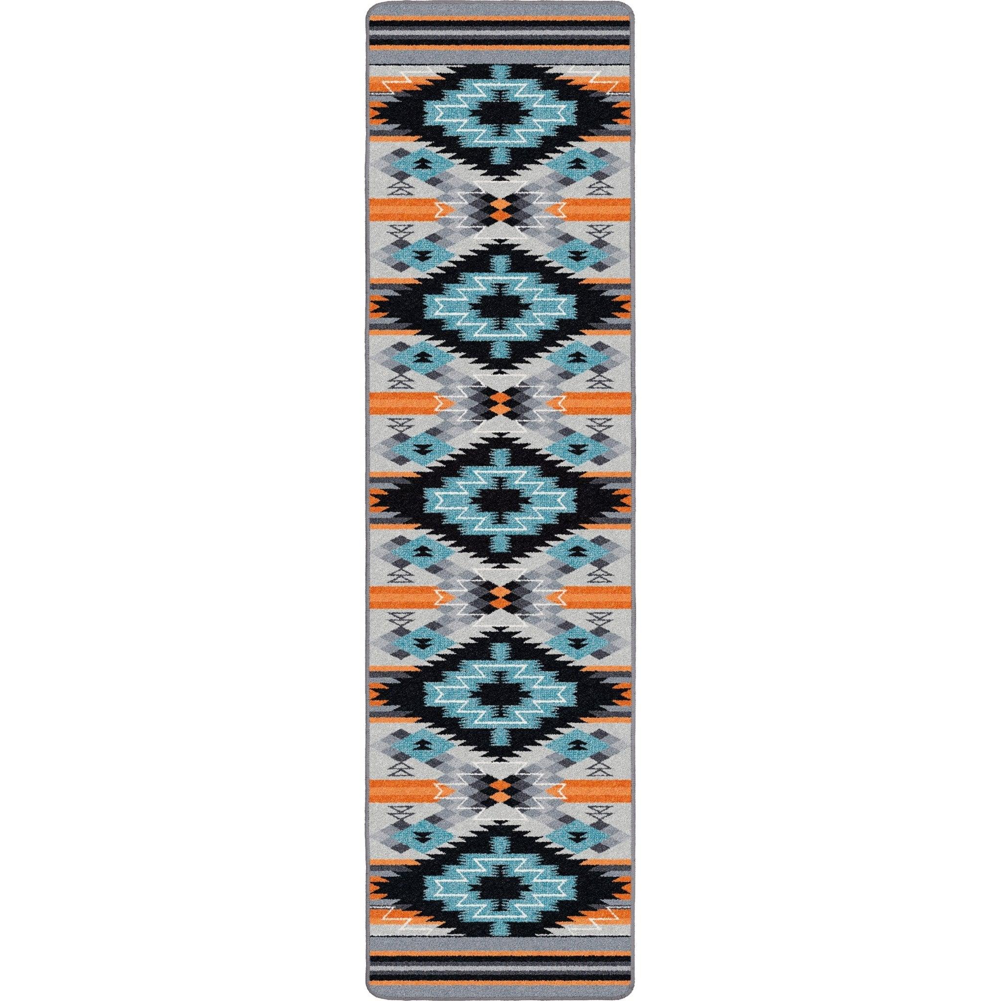 Fire Radio Waves Runner Rug - Your Western Decor