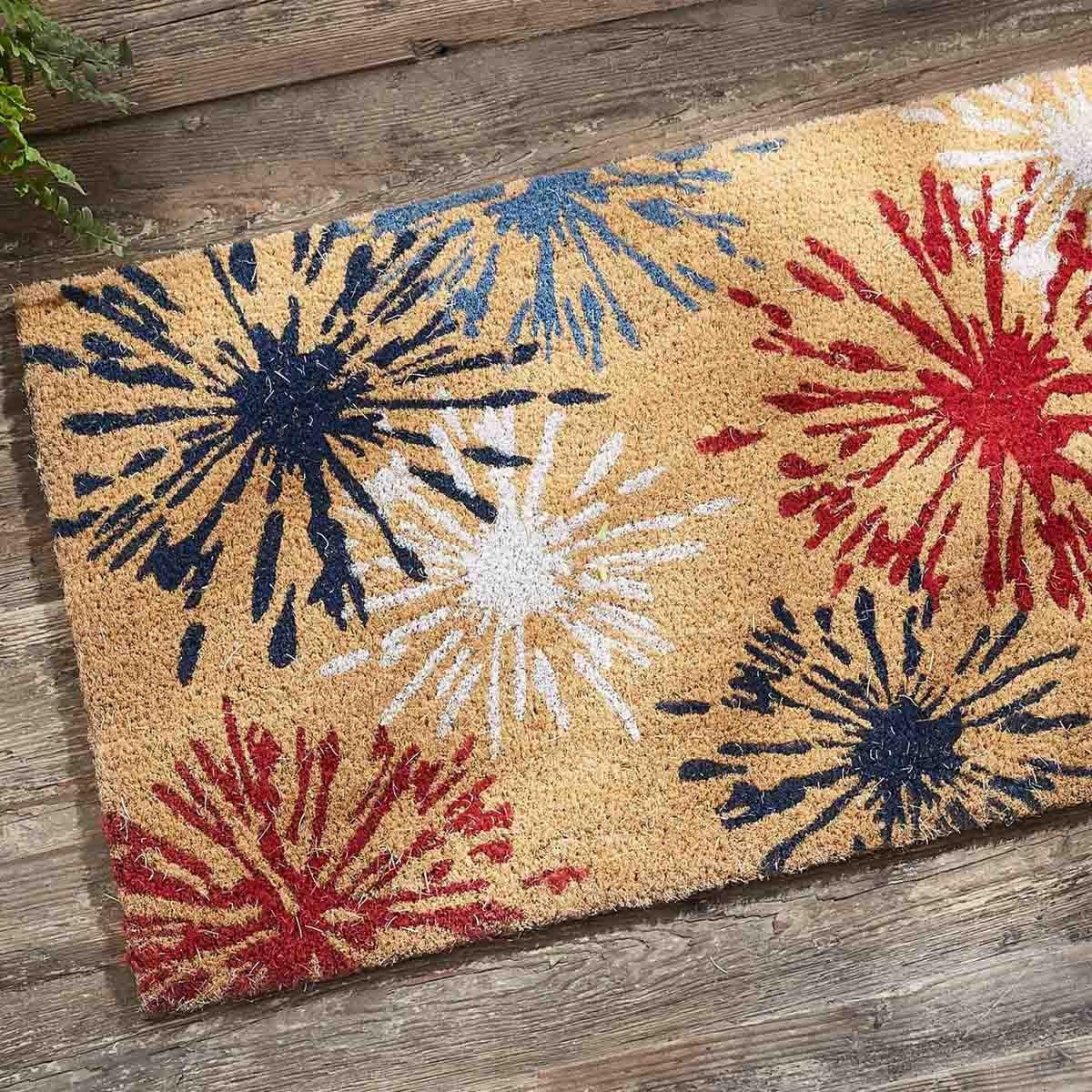 Fireworks Doormat | Your Western Decor