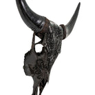 Black Glass Mosaic Steer Skull - Your Western Decor