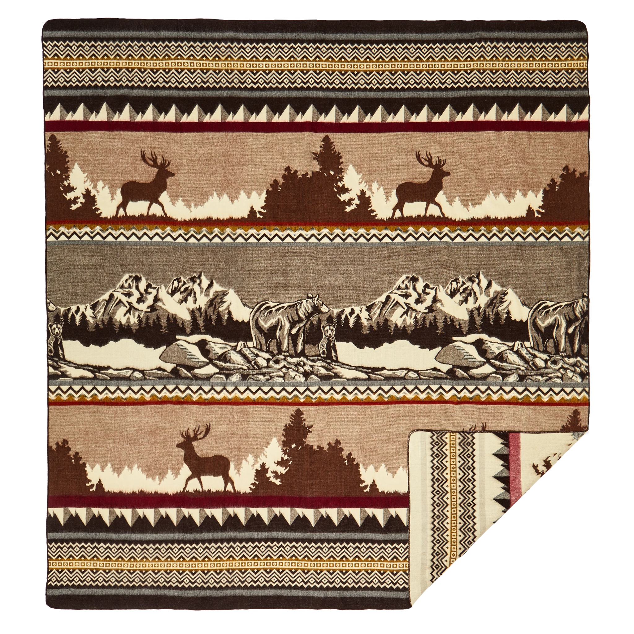 Forest Scenes Handwoven Blanket - Your Western Decor