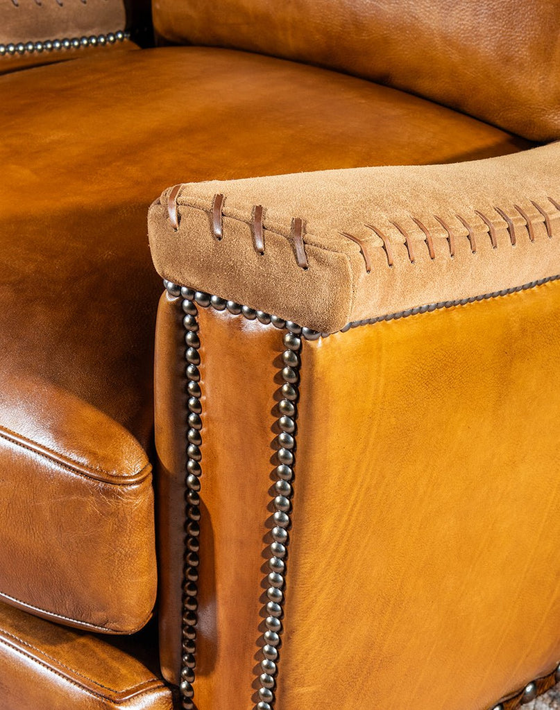 Fort Worth Leather Chair - Your Western Decor