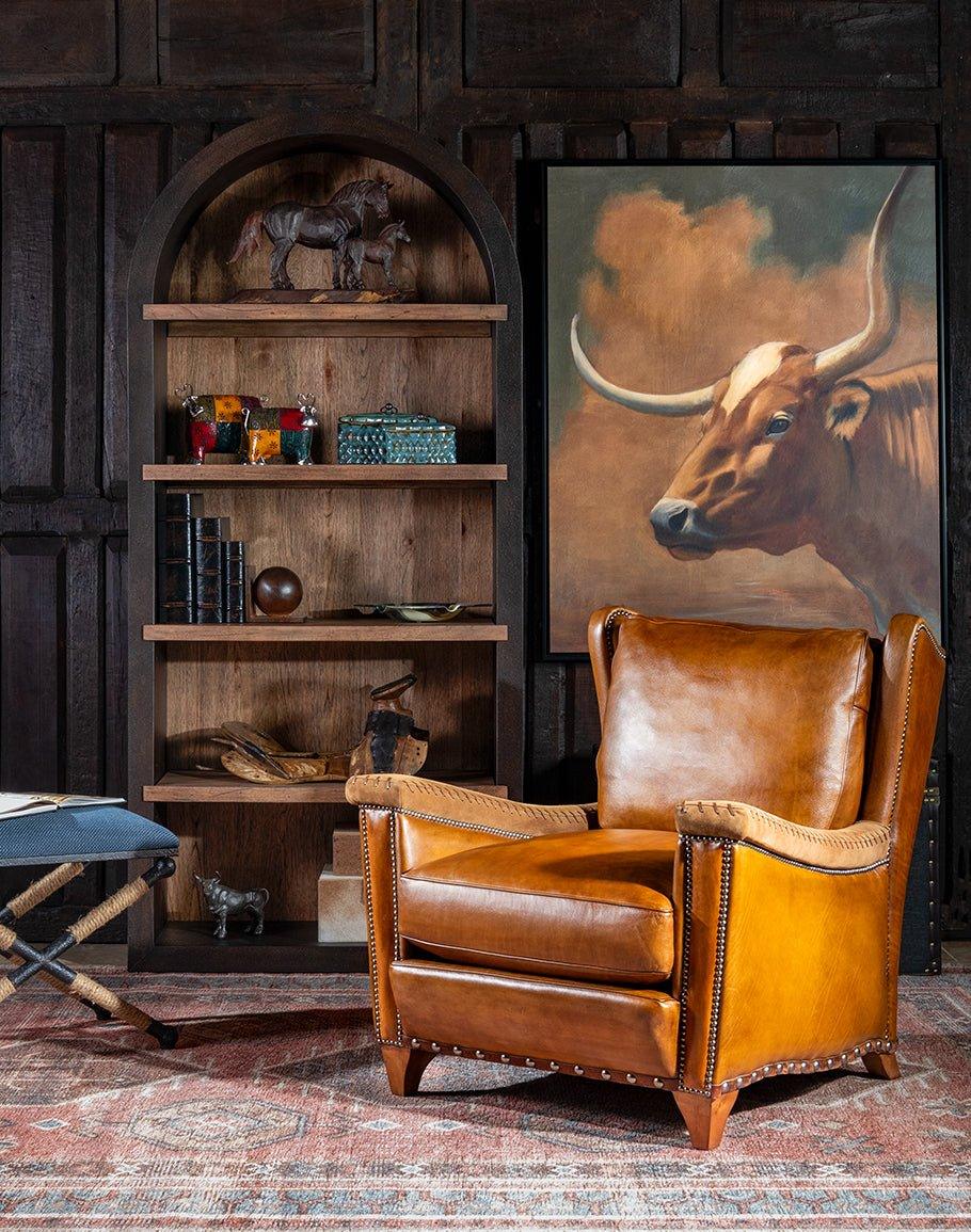 Fort Worth Leather Chair - Your Western Decor