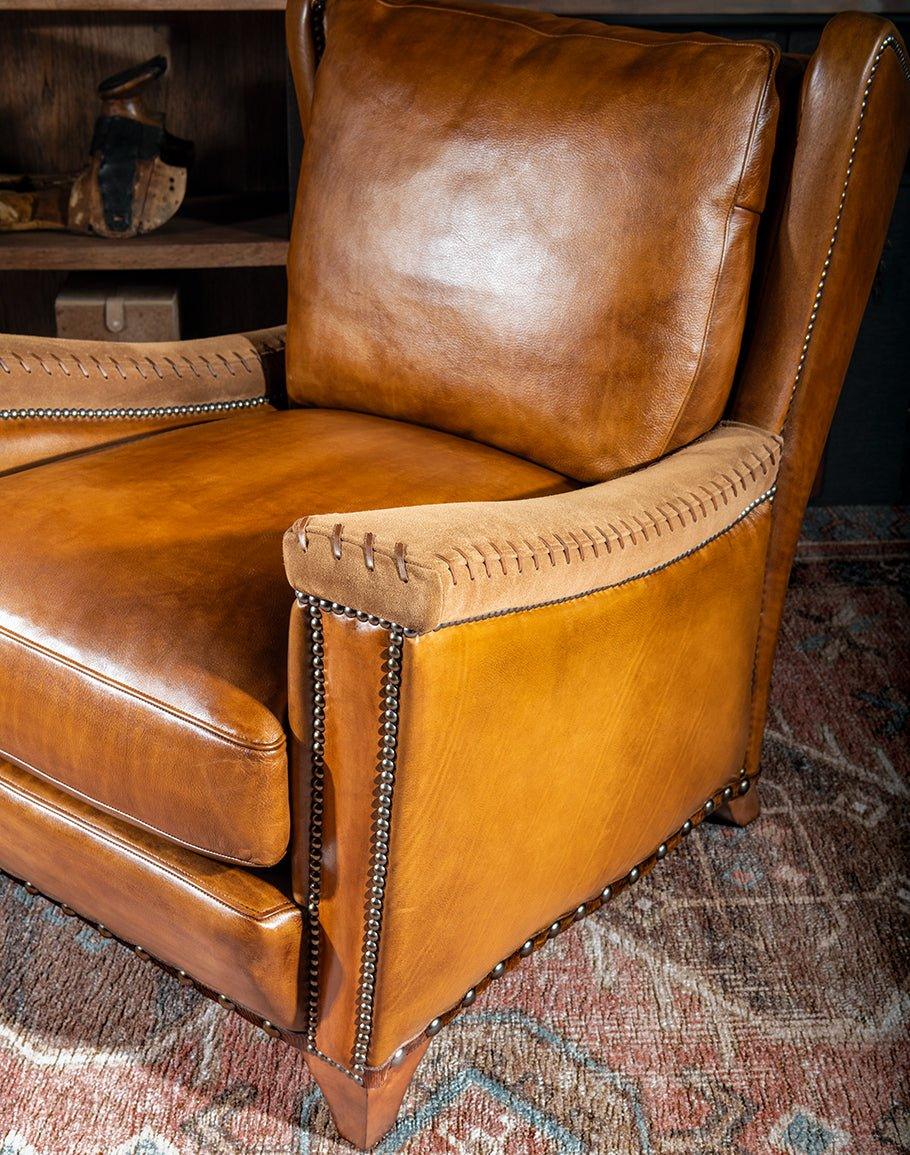 Fort Worth Leather Chair - Your Western Decor