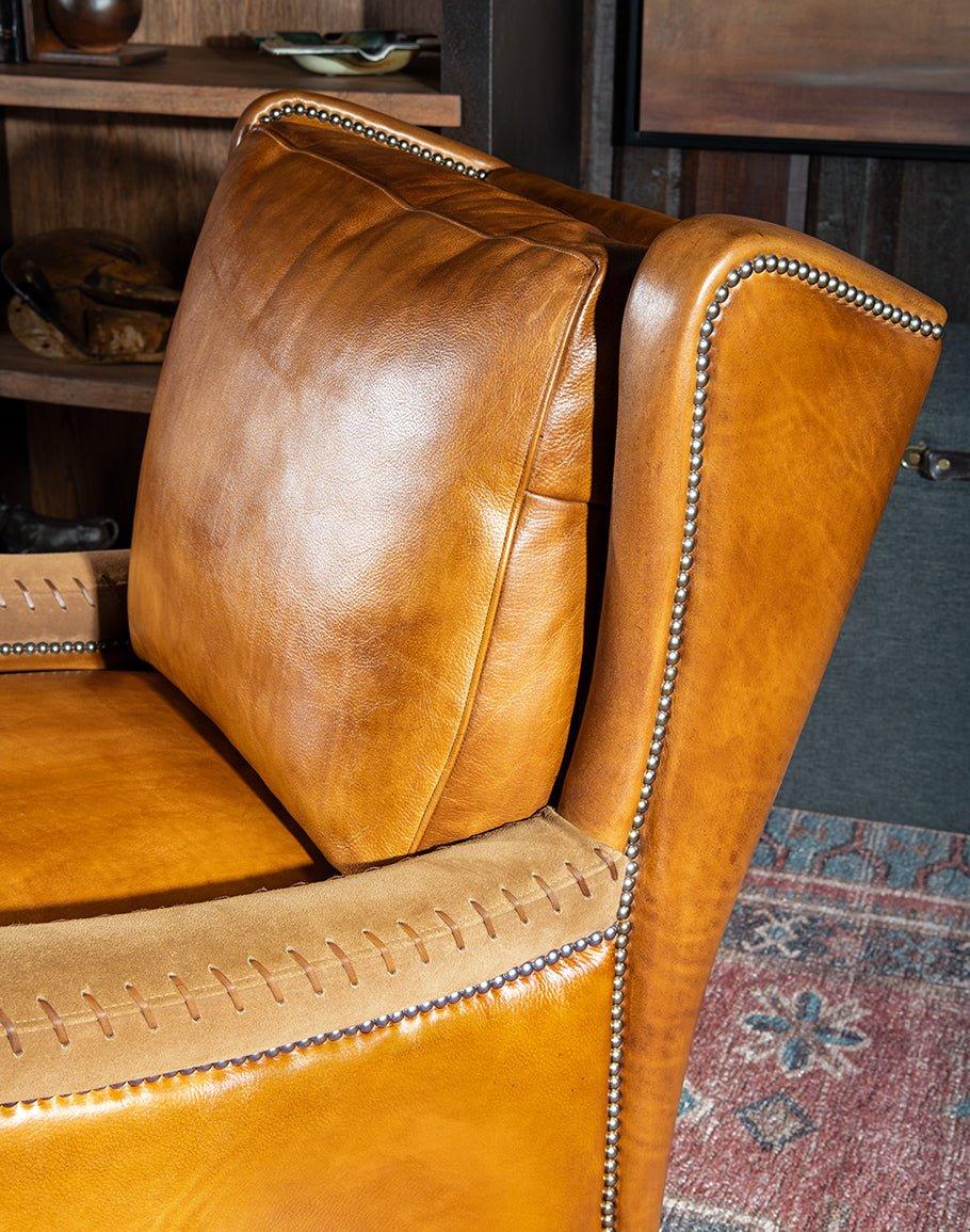 Fort Worth Leather Chair - Your Western Decor