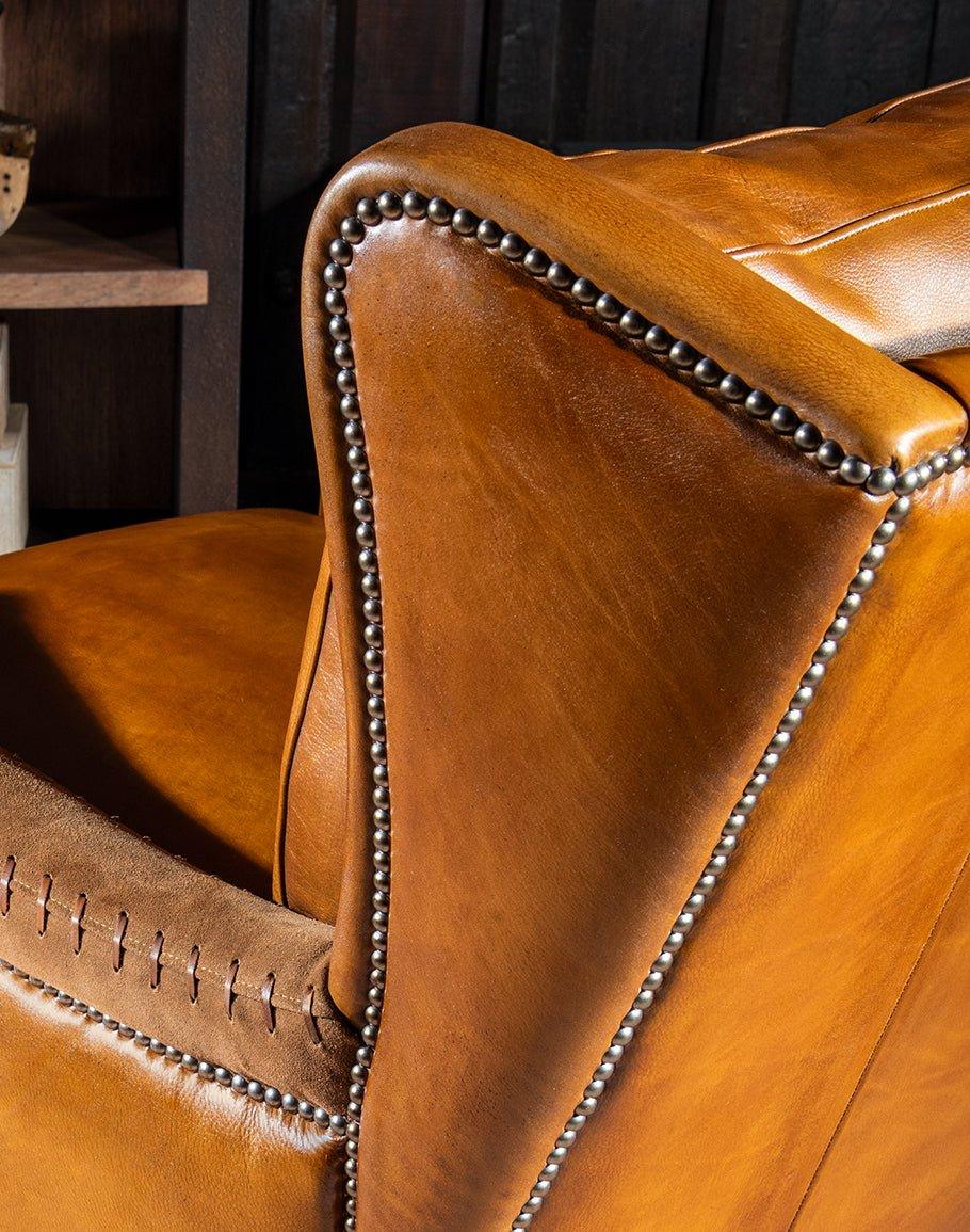 Fort Worth Leather Chair - Your Western Decor