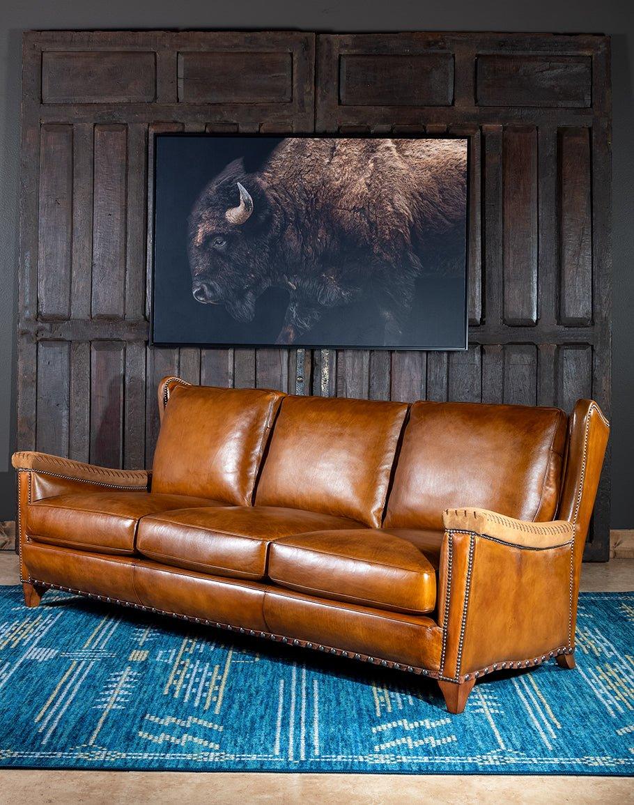 Fort Worth Leather Sofa - Your Western Decor